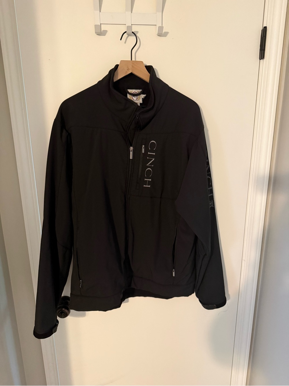 Cinch Men's Black Lightweight Softshell Jacket